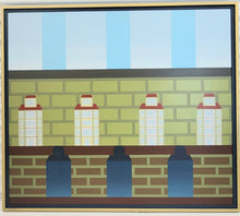 Load image into Gallery viewer, Cuban Artist Carlos Rodriguez Cardenas Architecture and Landscape  Acrylic on Linen  33" x 38"   2007  4
