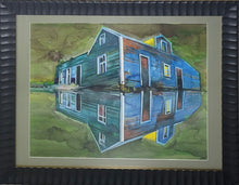 Load image into Gallery viewer, Watercolor by Armando Mariño measuring 22 1/4" x 29", framed, completed in 2008, with frame.