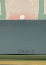 Load image into Gallery viewer, Captivating and enigmatic, "Paradise Building " by Cuban artist Carlos Rodriguez Cardenas is a mesmerizing piece of Cuban art. Created in 2007, this acrylic on linen painting measures 33" x 41" and is beautifully framed at 35" x 43". With its abstract composition and vibrant colors, this artwork is sure to captivate and inspire. Don't miss the opportunity to own this stunning piece with an estimated price of $7,500. Signature Front