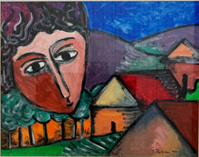 Load image into Gallery viewer, Dionisio Perkins untitled. This work was completed in 1997, measures 21 3/8" x 27 1/4", framed and signed.