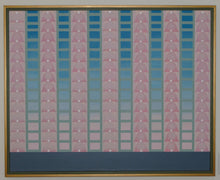 Load image into Gallery viewer, Captivating and enigmatic, "Paradise Building " by Cuban artist Carlos Rodriguez Cardenas is a mesmerizing piece of Cuban art. Created in 2007, this acrylic on linen painting measures 33" x 41" and is beautifully framed at 35" x 43". With its abstract composition and vibrant colors, this artwork is sure to captivate and inspire. Don't miss the opportunity to own this stunning piece with an estimated price of $7,500.