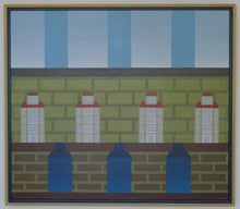 Load image into Gallery viewer, Carlos Rodriguez Cardenas Architecture and Landscape  Acrylic on Linen  33" x 38"   2007  2