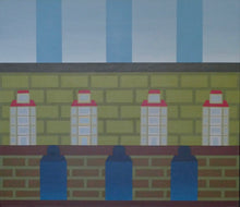 Load image into Gallery viewer, Cuban Artist Carlos Rodriguez Cardenas Architecture and Landscape  Acrylic on Linen  33&quot; x 41&quot;   2007  
