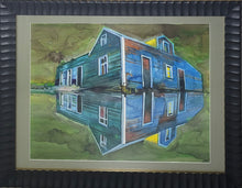 Load image into Gallery viewer, Watercolor by Armando Mariño measuring 22 1/4&quot; x 29&quot;, framed, completed in 2008, with frame.
