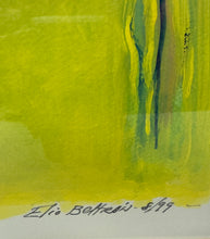 Load image into Gallery viewer, Elio Beltran 1997 work. The mixed media on paper illustrates what the critic Armando Alvarez Bravo describes as work influenced by the experience of separation, exile and loss. The work measure 24&quot; x 18&quot;. signature
