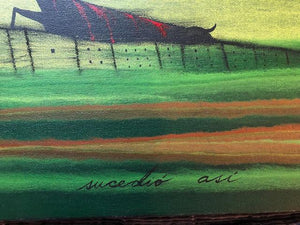 Jose Bedia - Sucedio Asi   acrylic on linen