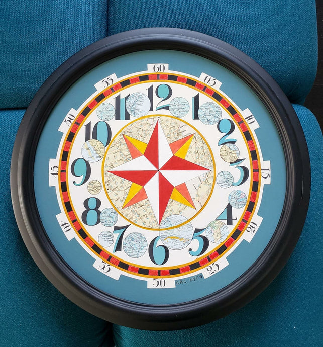 Cuban artist Carlos Rodriguez Cardenas Geographical Time  front