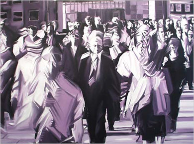 Ofill Echevarria the crowd